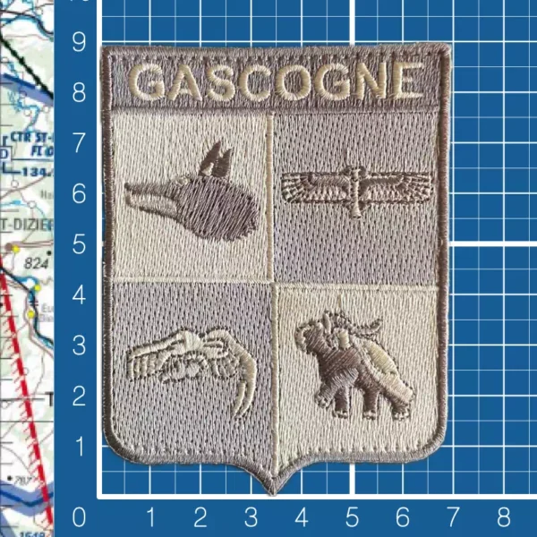 Patch tissus Escadrilles Gascogne. – Image 2
