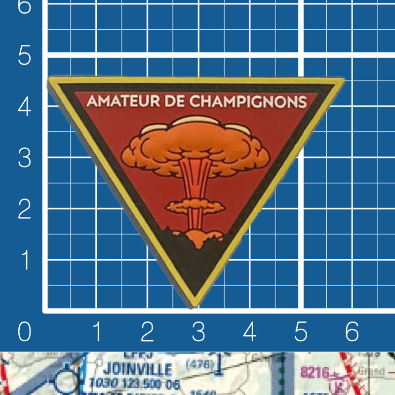 Patch PVC Amateur de Champignons – Image 2