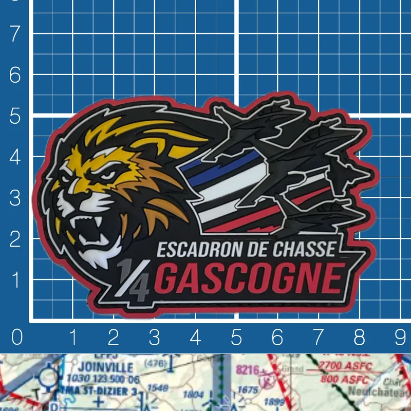 Patch PVC – Escadron de Chasse 1/4 Gascogne – Image 2